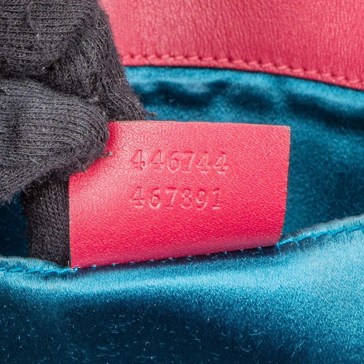 Gucci Matelassé Velvet GG Marmont Small Crossbody Bag