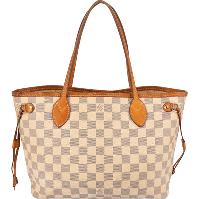 Louis Vuitton Monogram Damier Azur Neverfull PM Schultertasche
