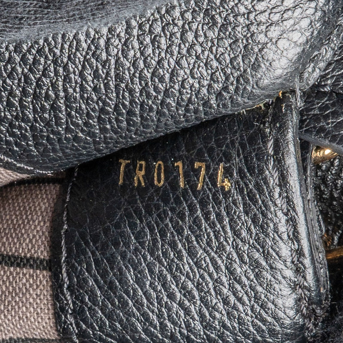 Louis Vuitton Noir Monogram Empreinte Leather Fascinante Crossbody Bag