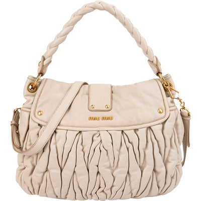 Miu Miu Matelassé Coffer Handtasche