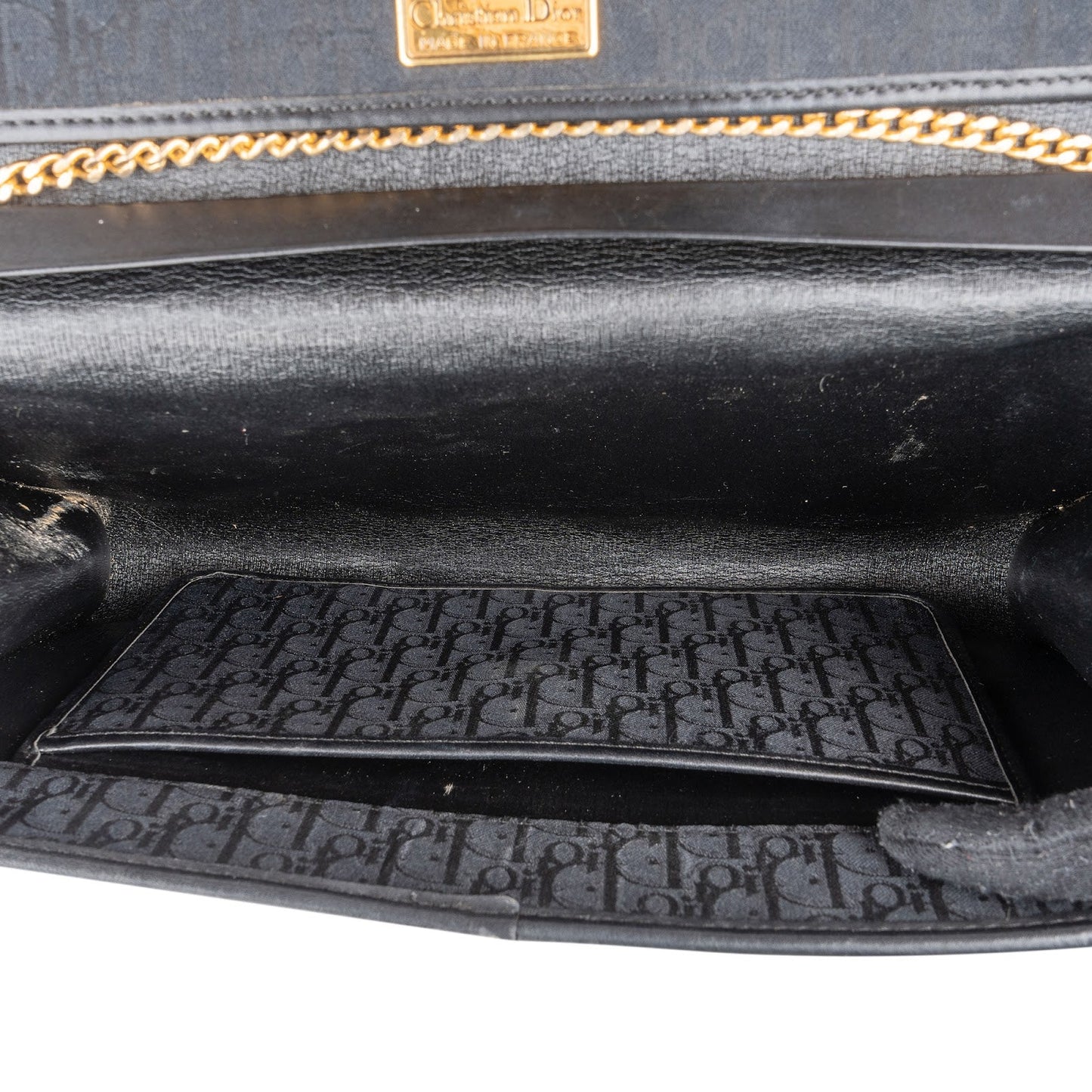 Christian Dior Oblique Monogram Vintage Single Flap Shoulder Bag