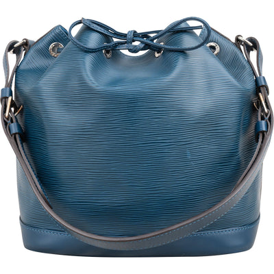 Louis Vuitton Epi NM Sac Noé Petit Schultertasche in Blau