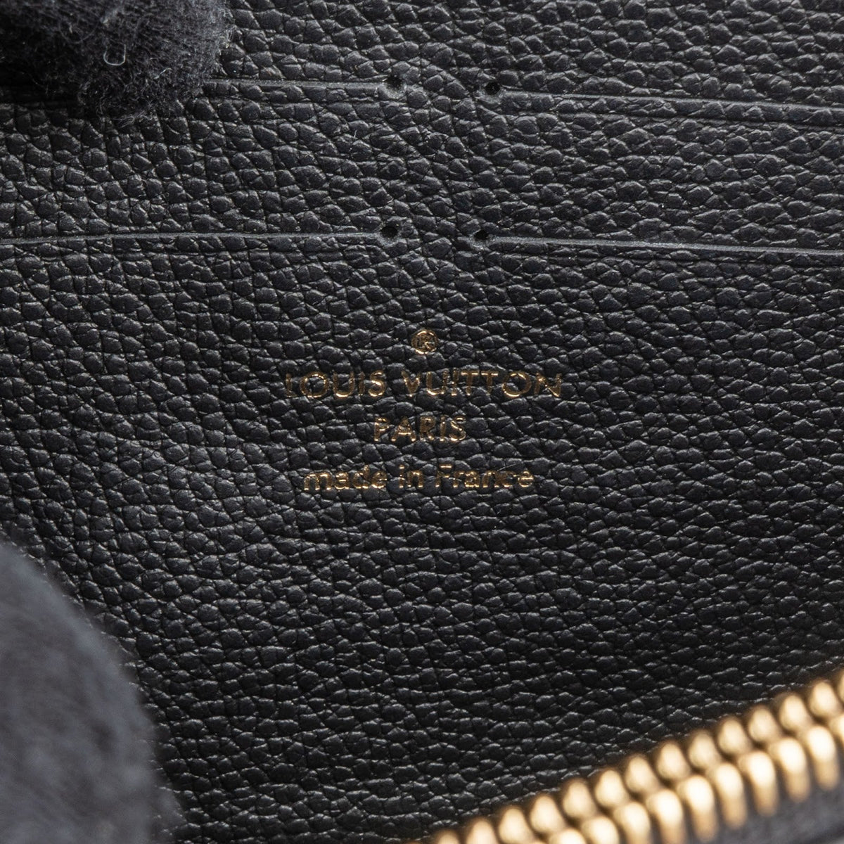 Louis Vuitton Noir Leather Empreinte Monogram Vavin Chain Crossbody Bag