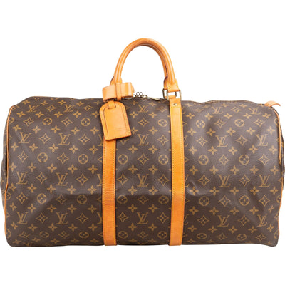 Louis Vuitton Monogram Keepall 55 Reisetasche