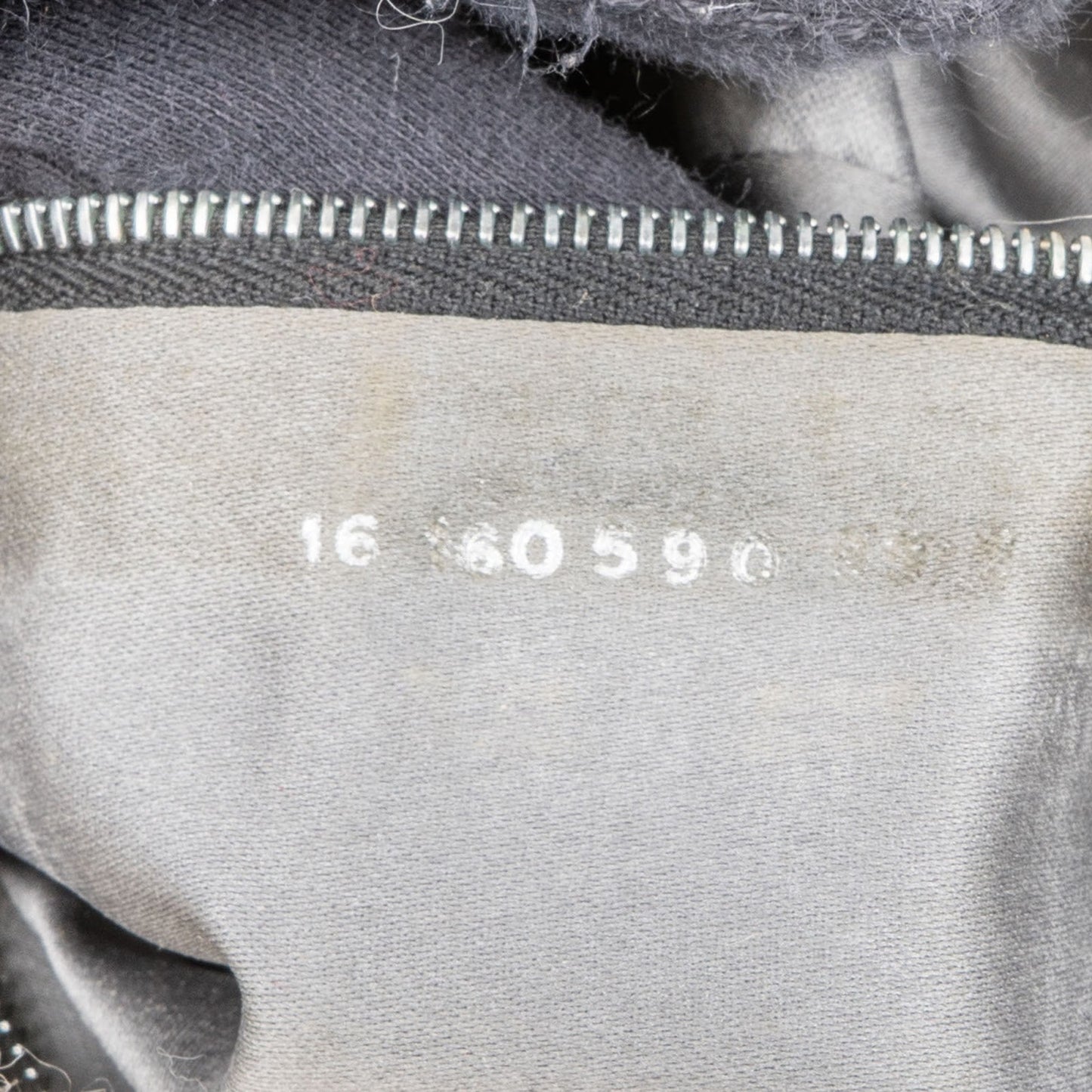 Fendi Black Wool Knit Baguette Shoulder Bag