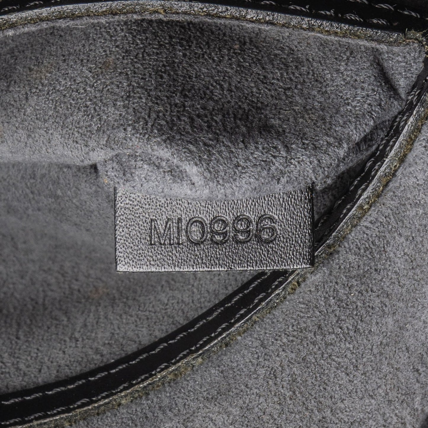 Louis Vuitton Noir Epi Leather Alma PM Handbag