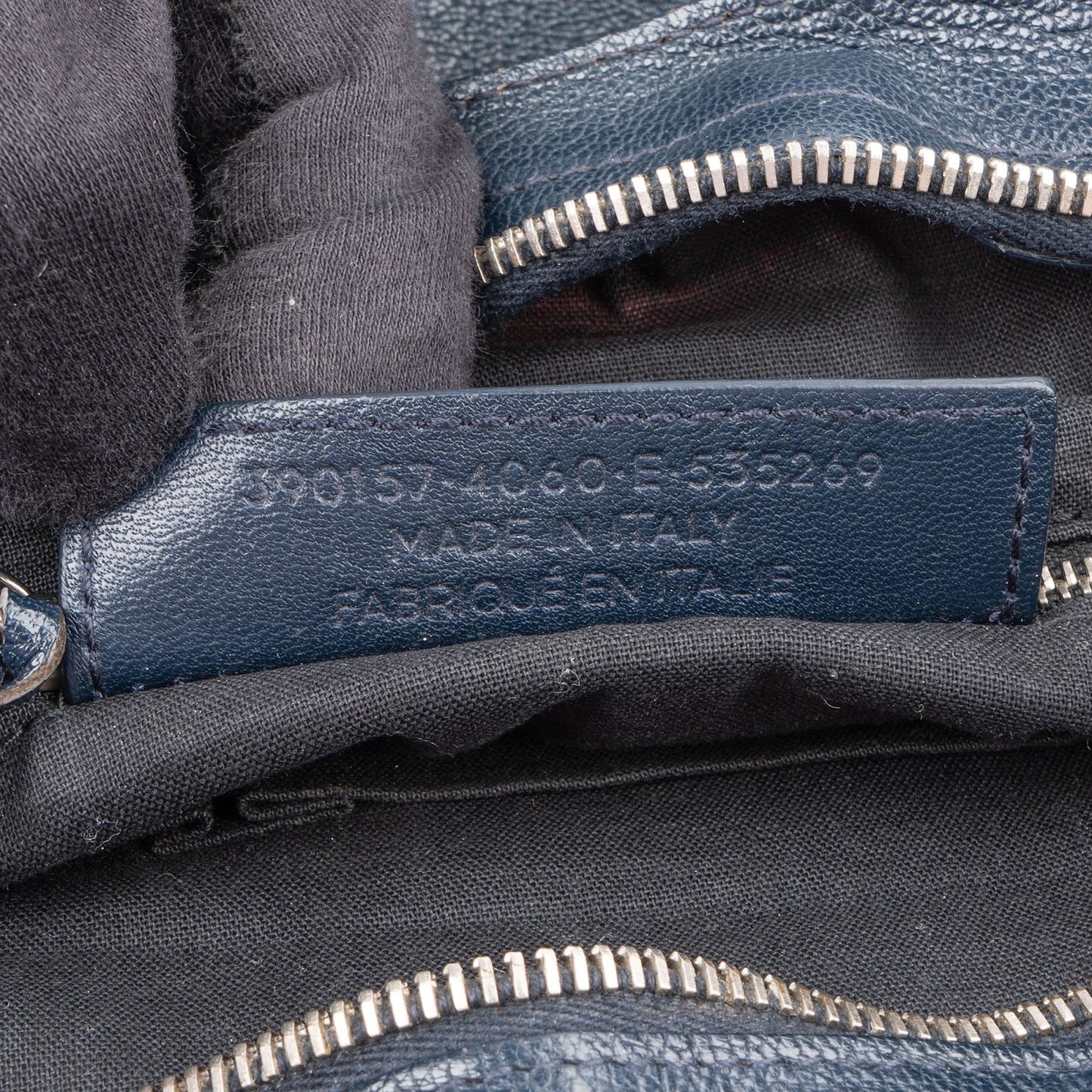 Balenciaga Blue Leather Giant City Handbag