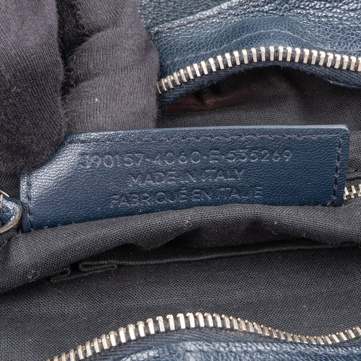 Balenciaga Blue Leather Giant City Handbag