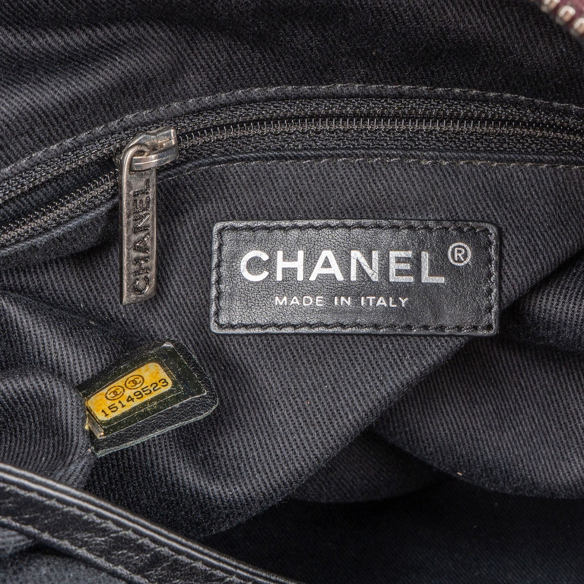 Chanel Burgundy Quilted Iridescent Calfskin Gabrielle Shoulder Bag