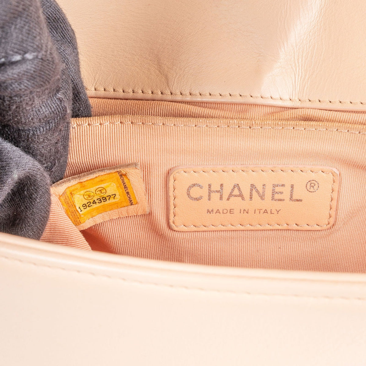 Chanel Quilted Lambskin Boy Single Flap Crossbody Bag