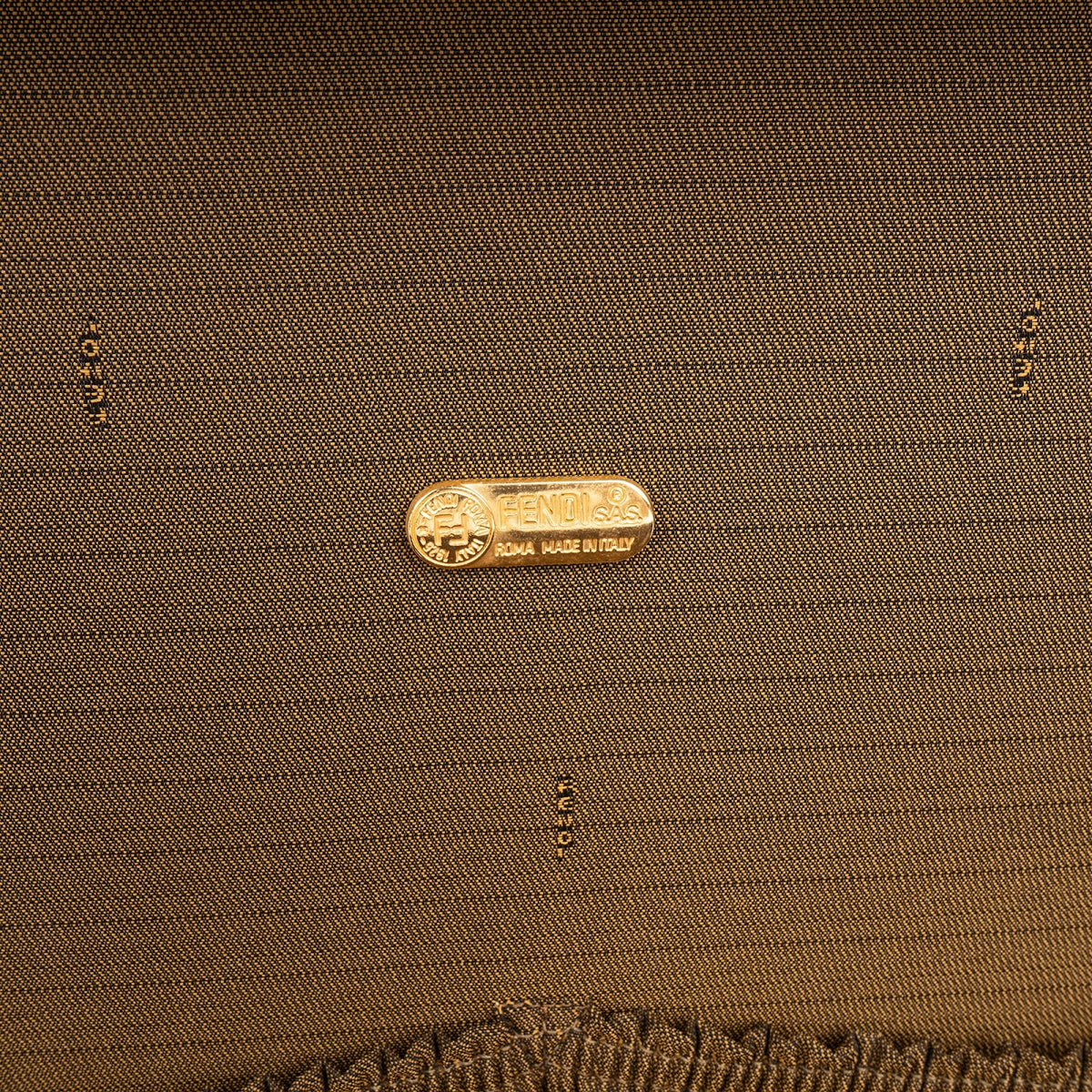 Fendi Monogram Zucca Canvas Vintage Suitcase Koffer