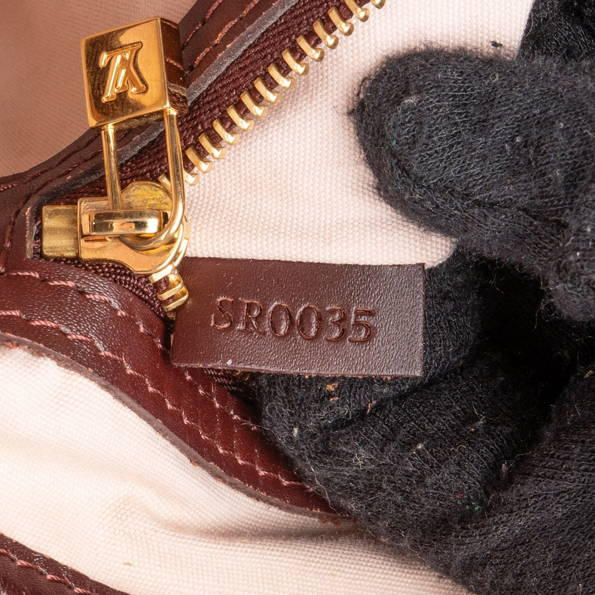 Louis Vuitton Monogram Mini Lin Canvas Lucille Handbag