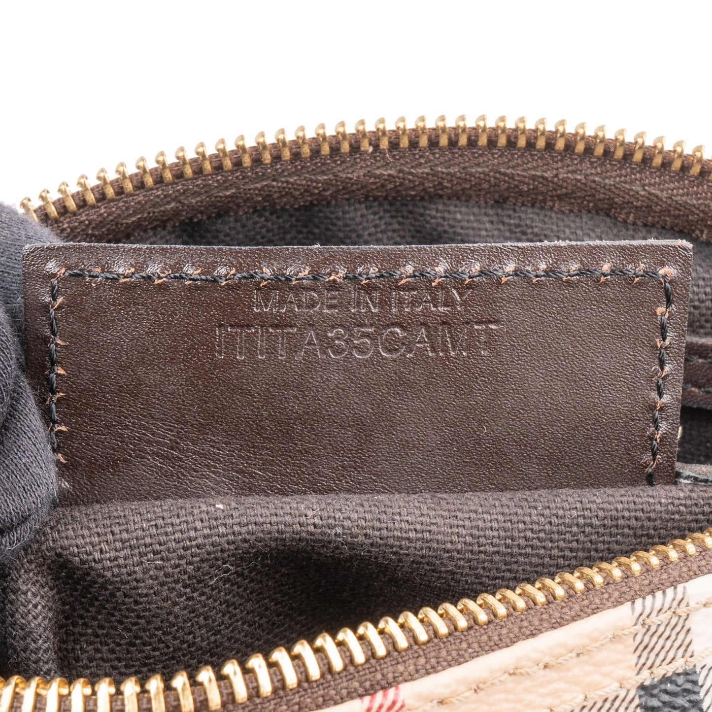 Burberry Haymarket Check Boston Handbag