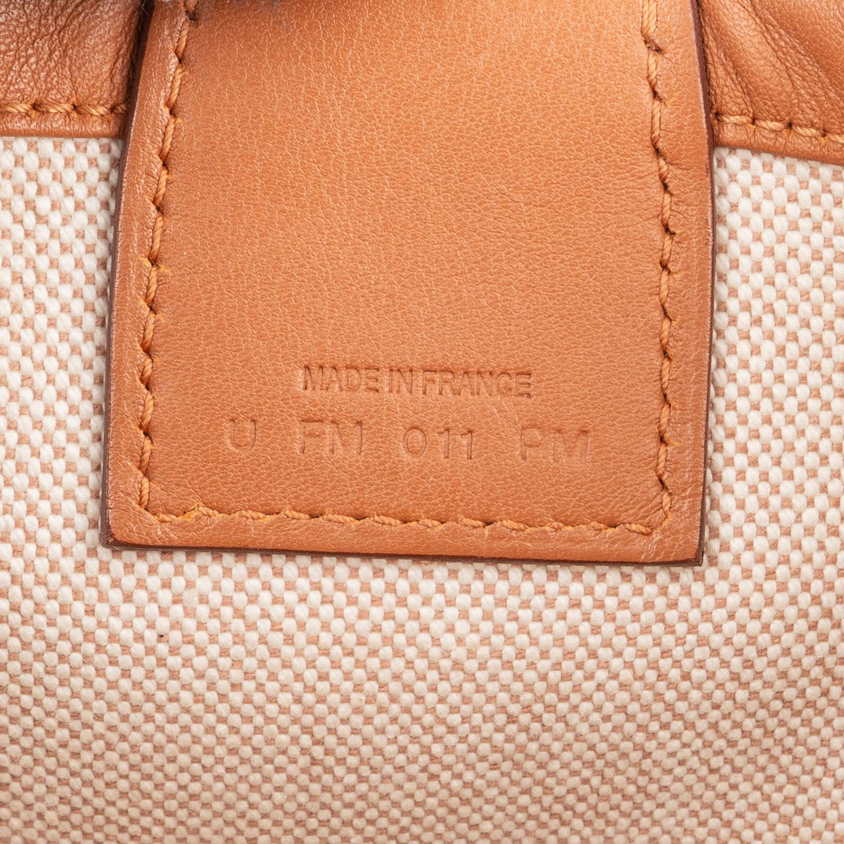 Hermès Canvas Monogram Steeple 25 Handbag