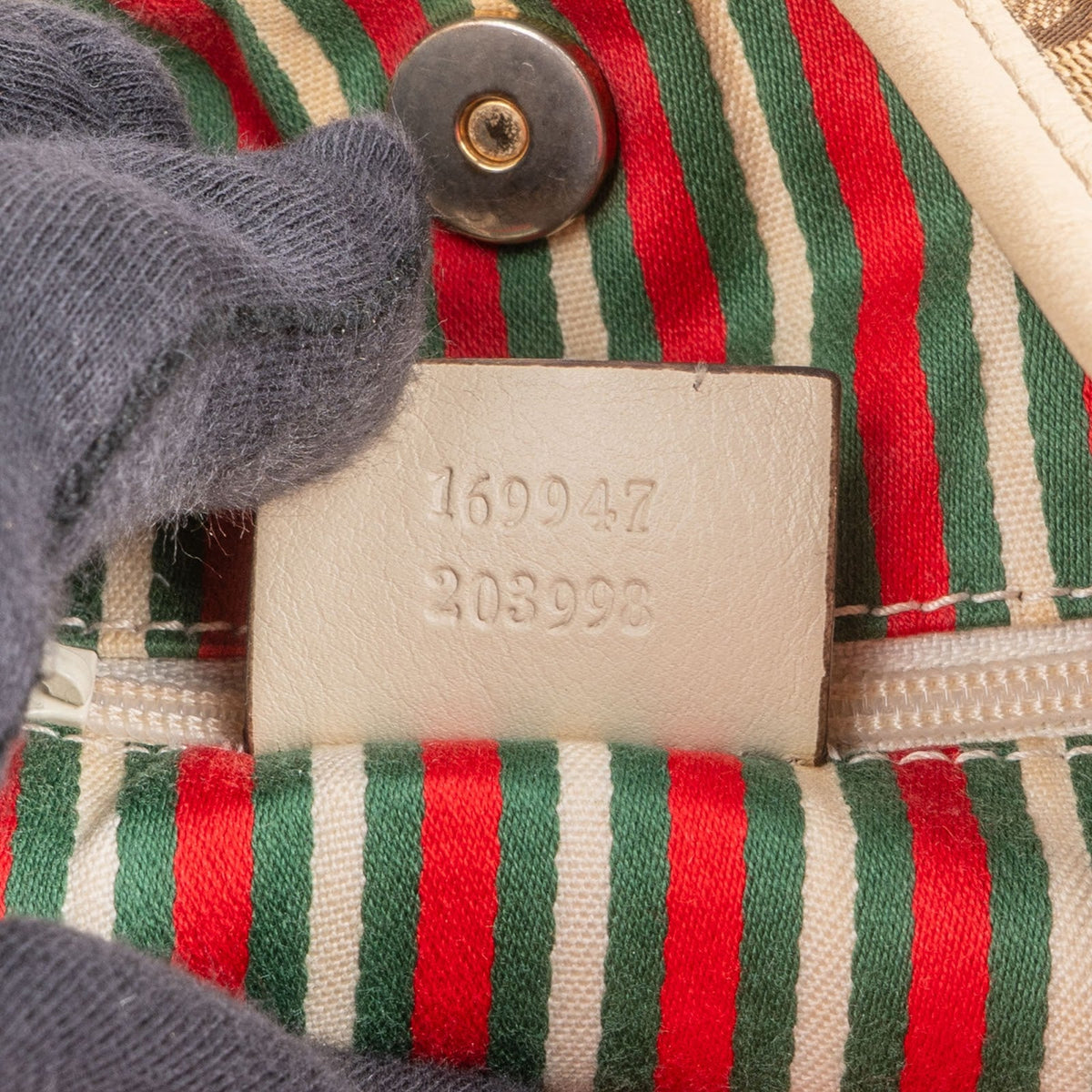 Gucci Monogram GG Canvas Interlocking G Hobo Shoulder Bag