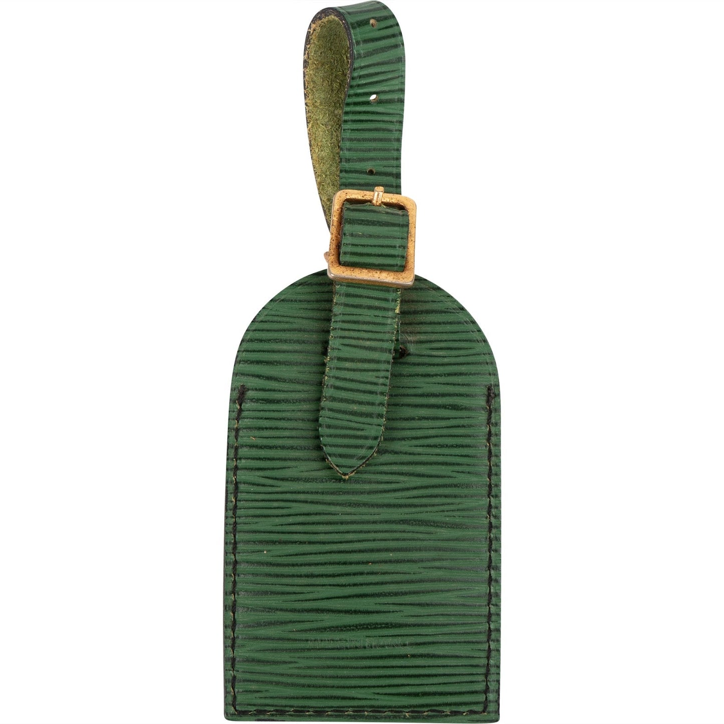 Louis Vuitton Green Epi Leather Luggage Tag
