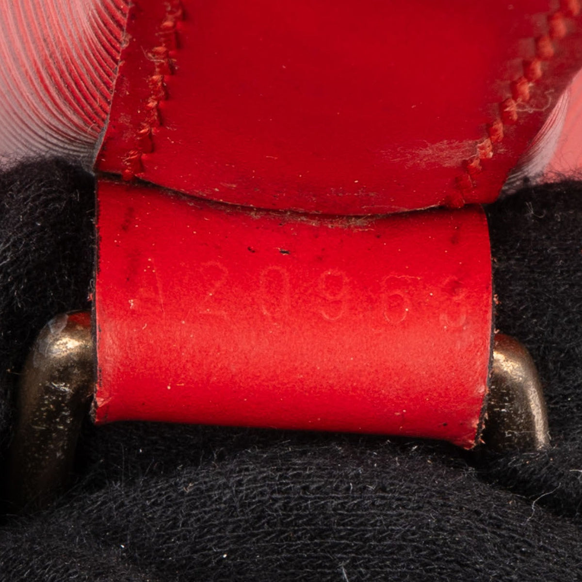 Louis Vuitton Red Epi Leather Sac Noé Petit Shoulder Bag