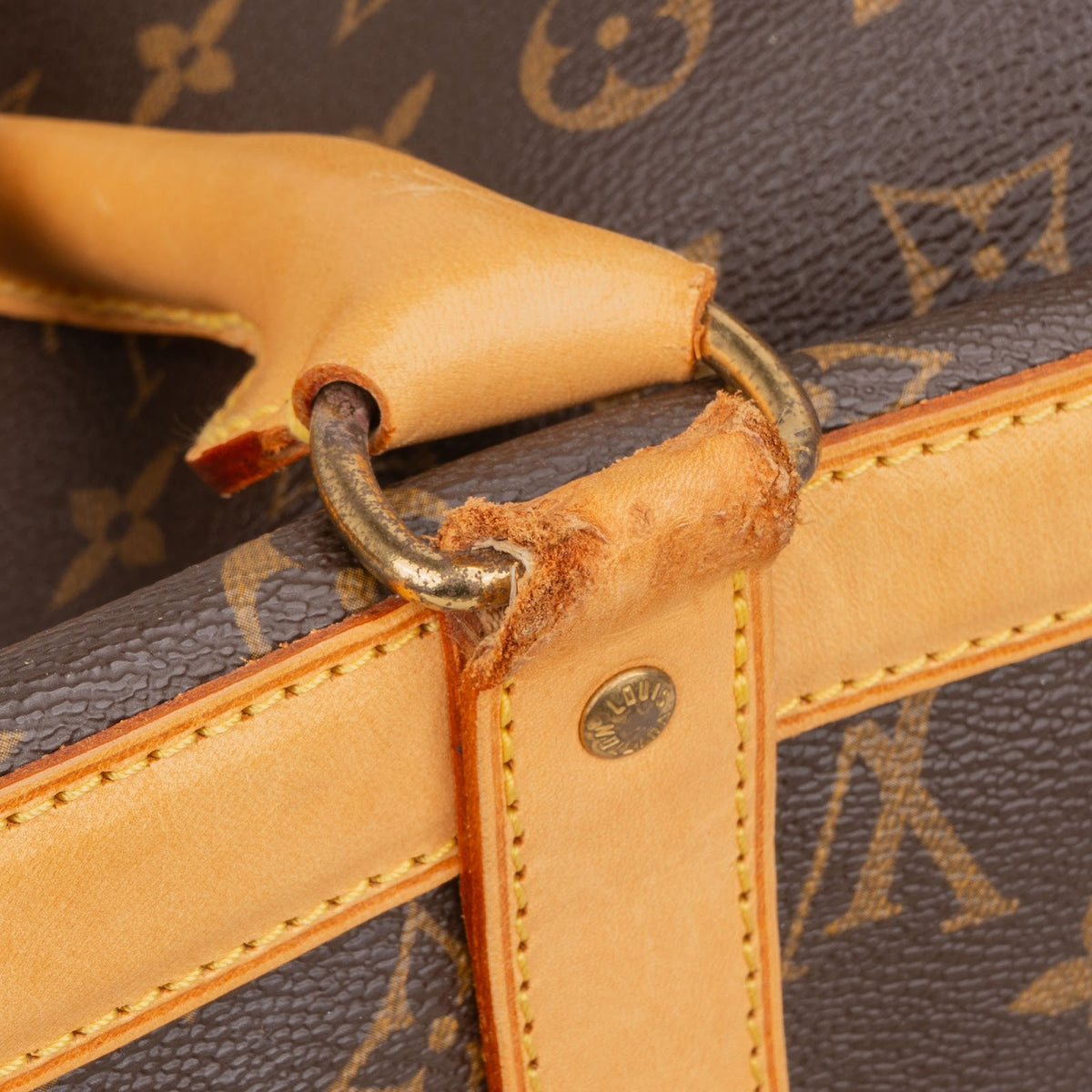 Louis Vuitton Monogram Canvas Sac Chien 50 Pet Carrier Handbag