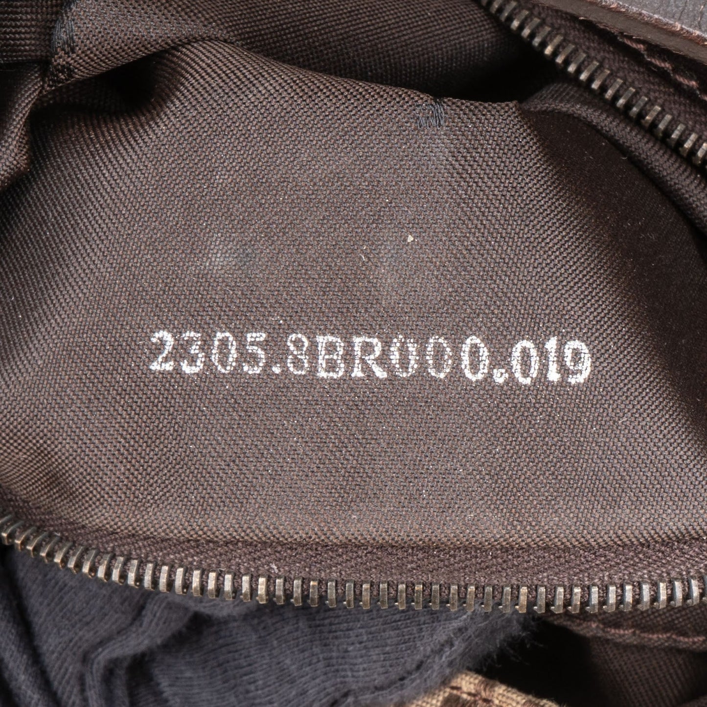 Fendi Monogram Zucca Canvas Baguette Shoulder Bag