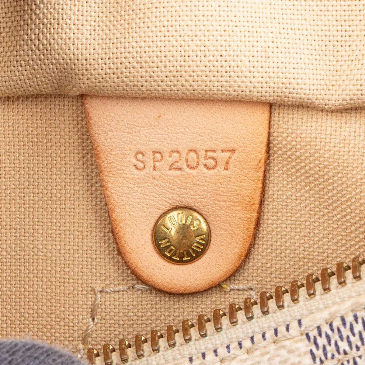 Louis Vuitton Speedy 25 aus Damier Azur Canvas – Ansicht 11