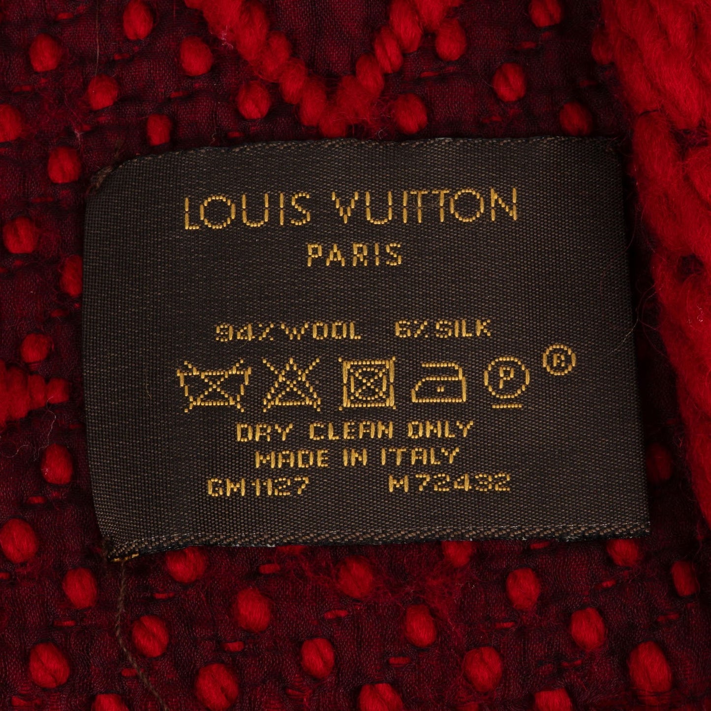 Louis Vuitton Wool Monogram Logomania Schal Scarf