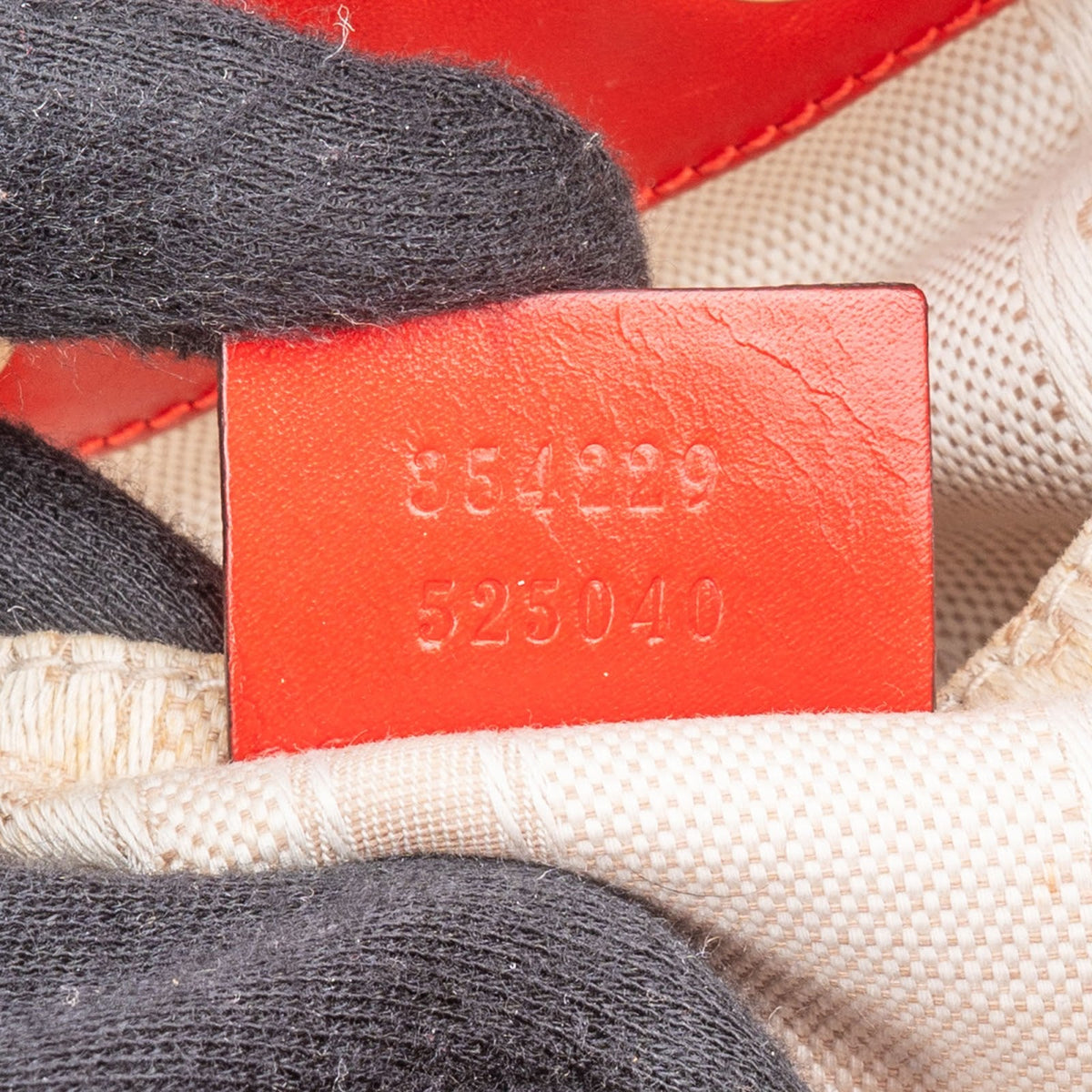 Gucci Guccissima Leather Studded Bucket Crossbody Bag