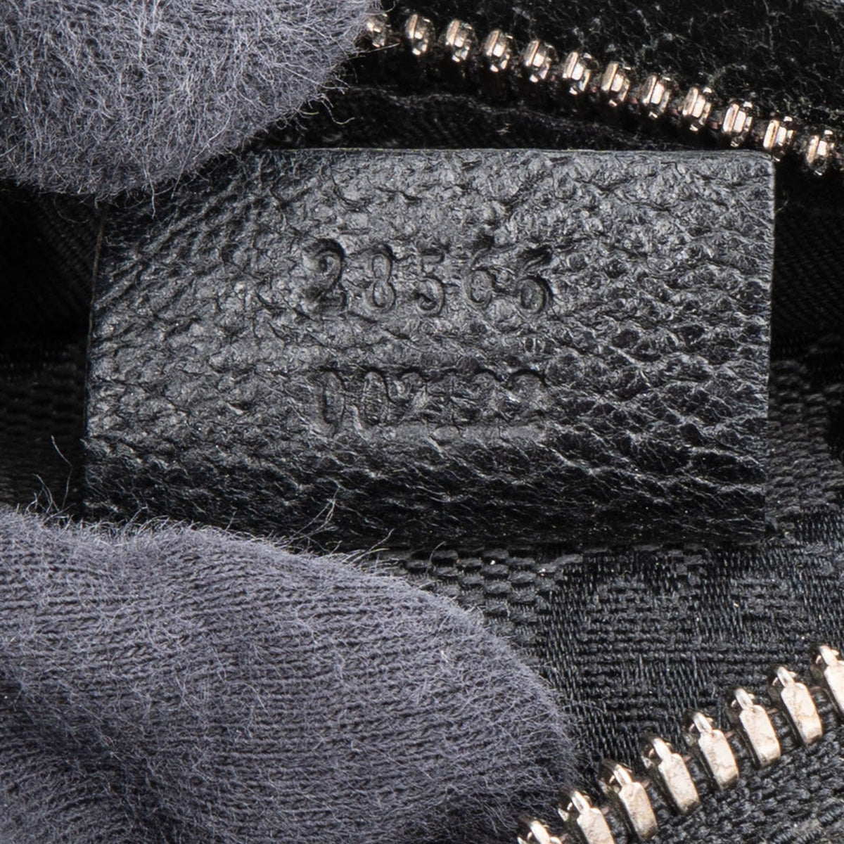 Gucci Black Monogram GG Canvas Belt Crossbody Bag