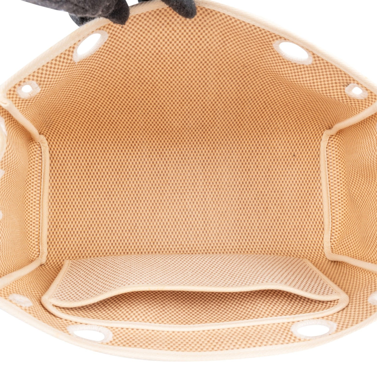 Hermès Canvas Leather Cabas PM Shoulder Bag