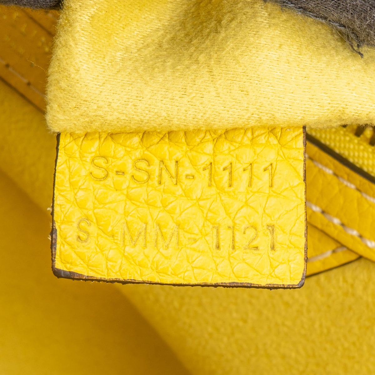 Celine Yellow Drummed Calfskin Luggage Tote Handbag