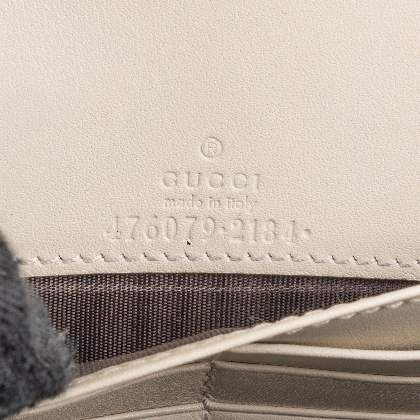 Gucci Leather Queen Margaret Wallet On Chain Crossbody Bag