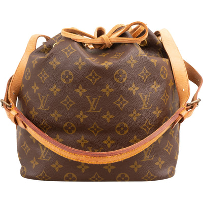 Louis Vuitton Monogram Sac Noé Petit Schultertasche