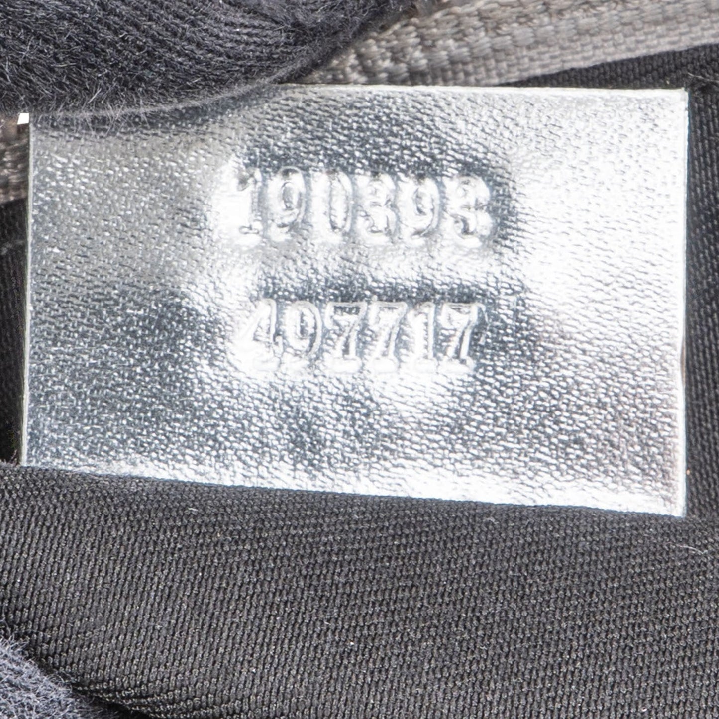 Gucci Silver Monogram GG Pochette Handbag