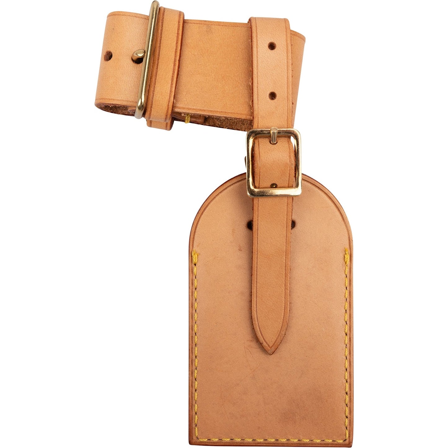 Louis Vuitton Vachetta Leather Luggage Tag Set (K)