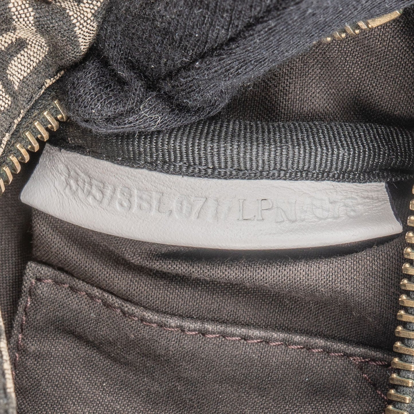 Fendi Monogram FF Mini Boston Handbag