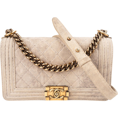 Chanel Iridescent Medium Boy Single Flap Umhängetasche