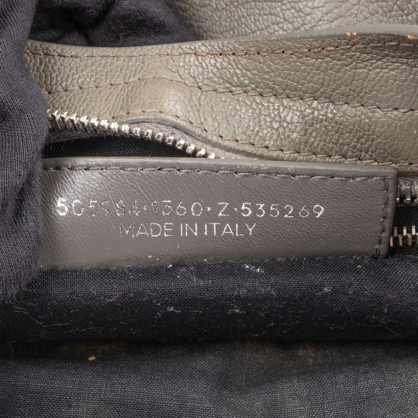 Balenciaga Grey Leather City Handbag