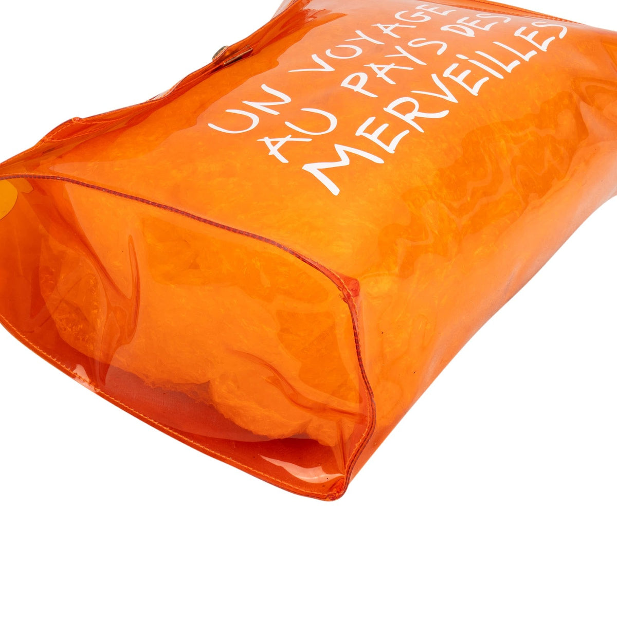 Hermès Transparent Vinyl Souvenir de l'Exposition 1998 Kelly 40 Handbag