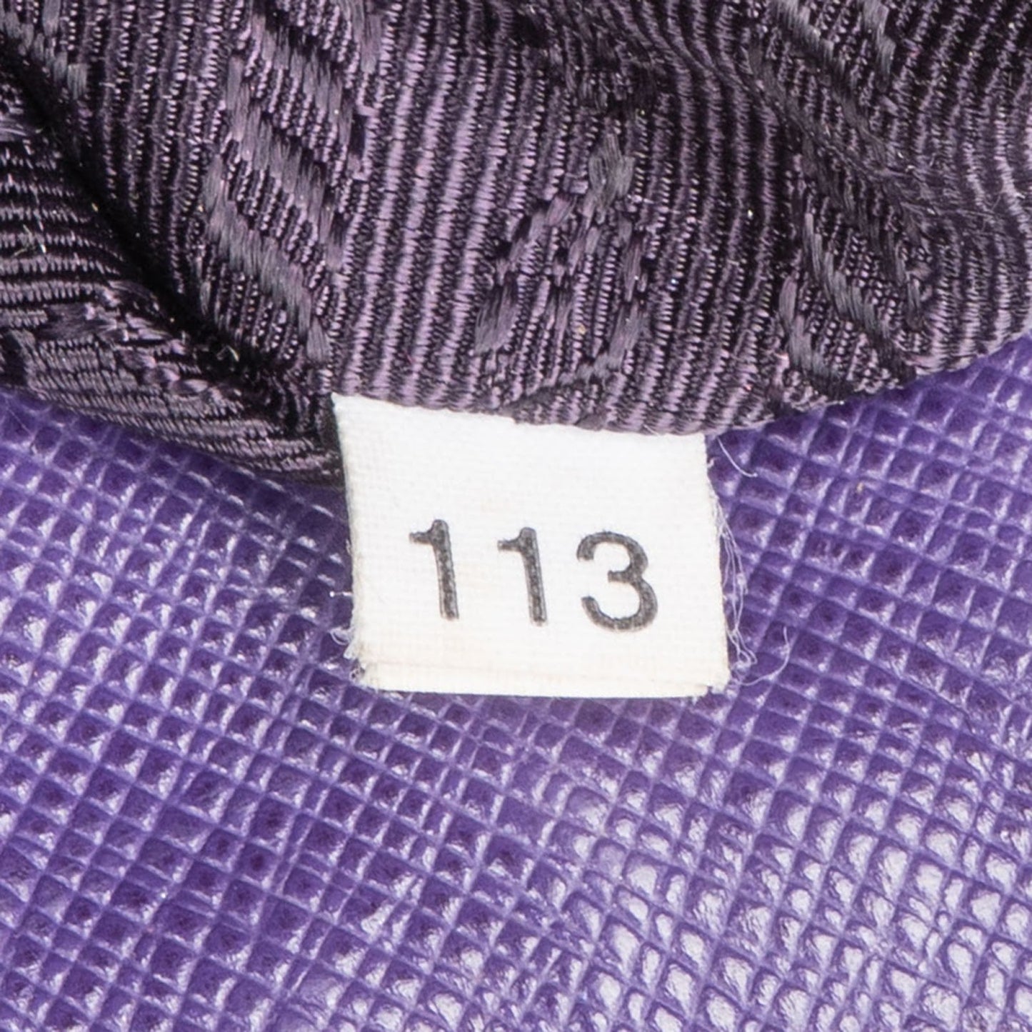 Prada Purple Saffiano Leather Galleria Handbag