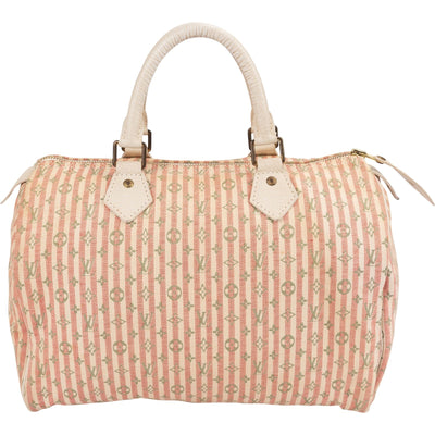 Louis Vuitton Monogram Mini Lin Croisette Speedy 30 Handtasche