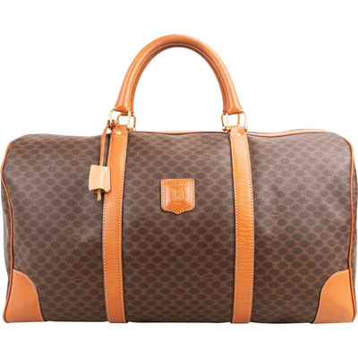 Céline Monogram Macadam Boston 50 Reisetasche