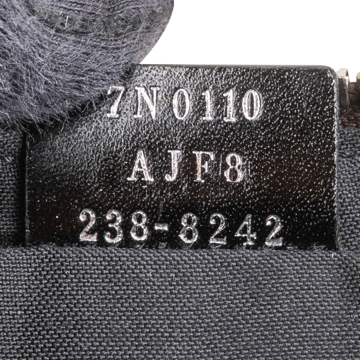 Fendi Monogram FF Canvas & Bicolor Calfskin Flat Pouch Clutch