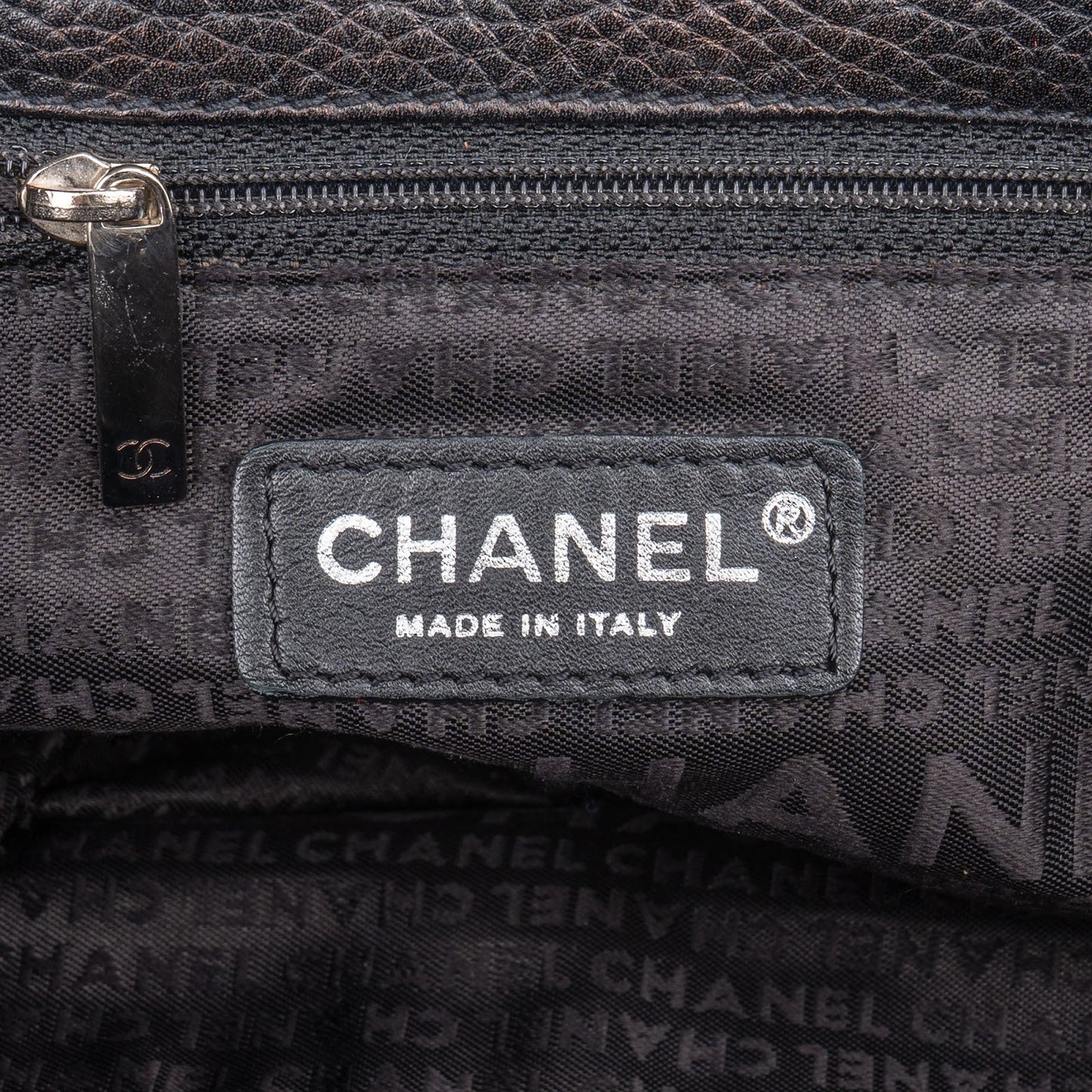 Chanel Grained Calfskin Tassel Hobo Shoulder Bag
