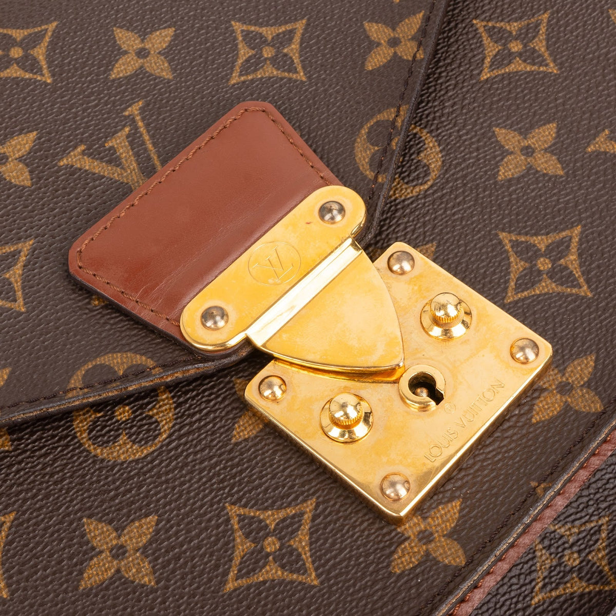 Louis Vuitton Monogram Canvas Monceau Handbag
