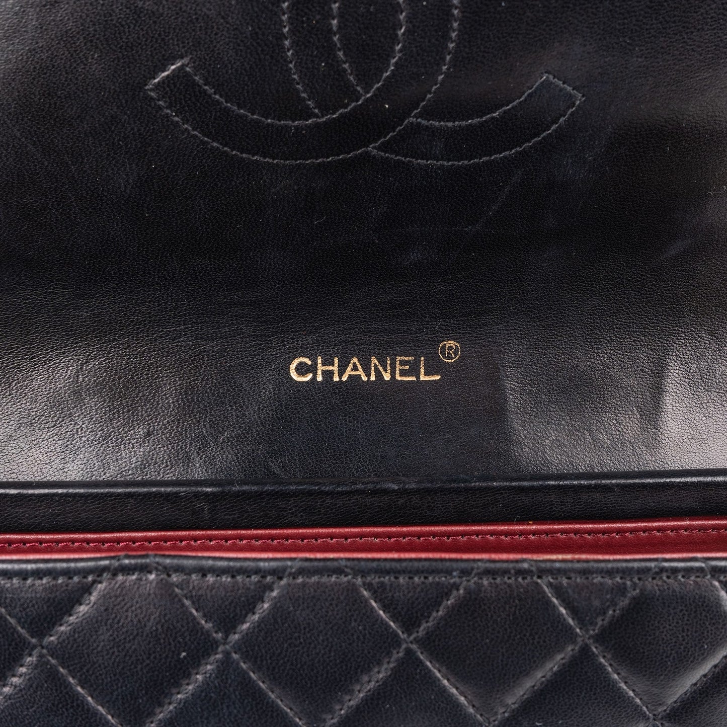 Chanel Quilted Lambskin 24K Gold Single Flap Crossbody Bag