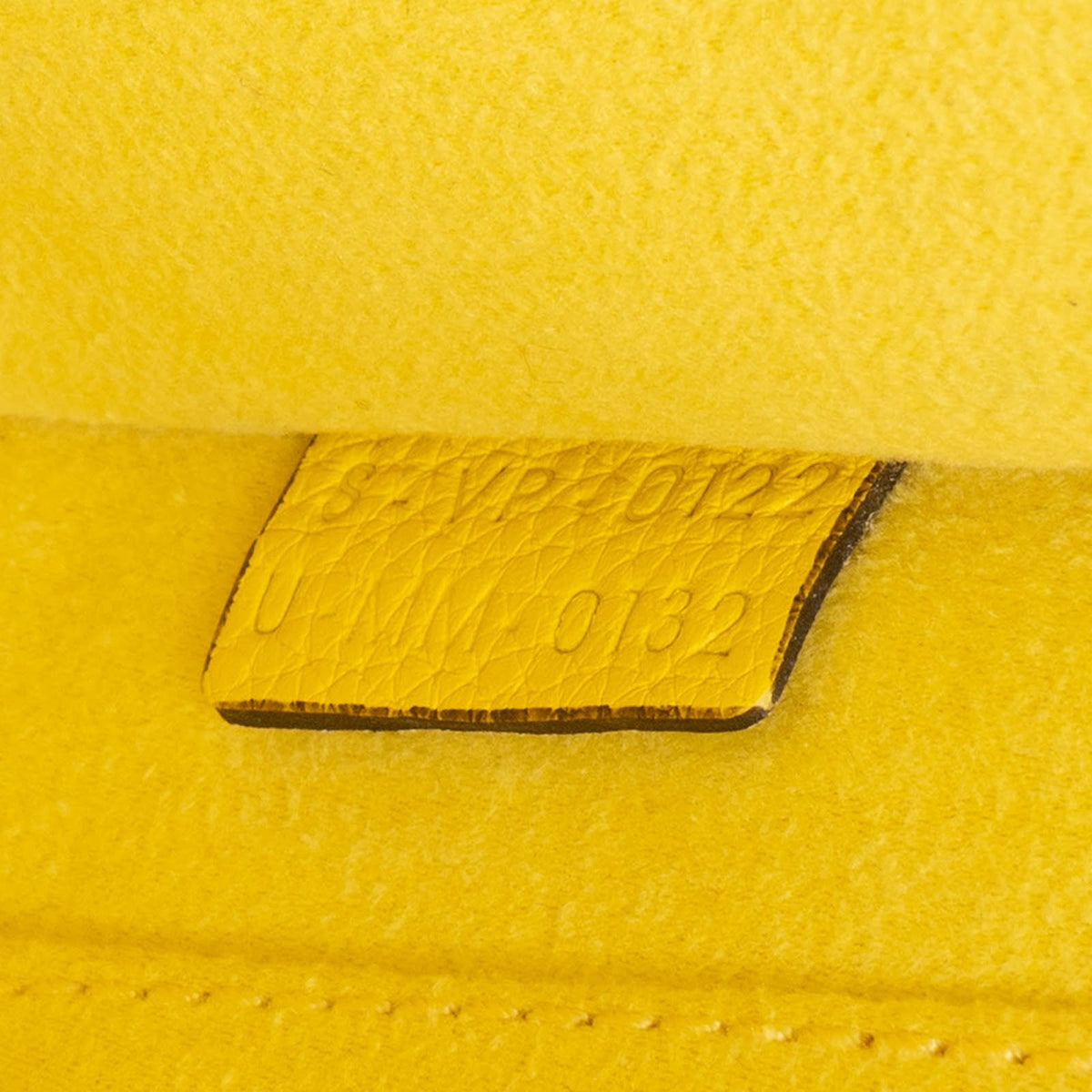 Céline Yellow Grained Leather Luggage Nano Crossbody Handbag
