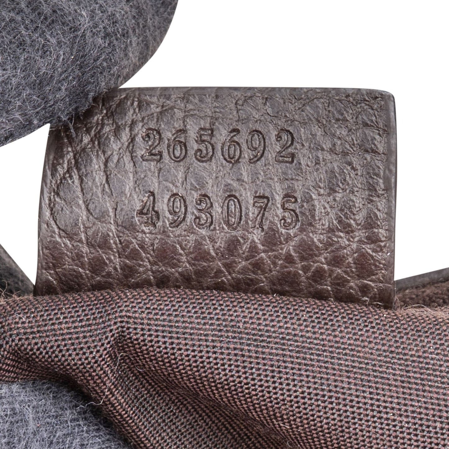 Gucci Monogram GG Patent Abbey Handbag