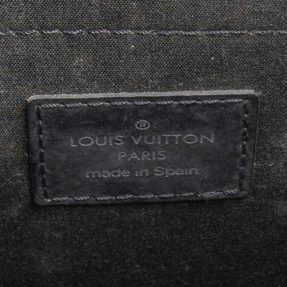 Louis Vuitton Noir Epi Leather Croisette PM Tote Handbag