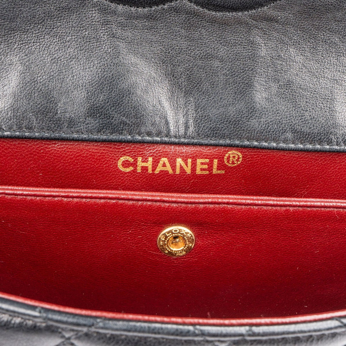 Chanel Quilted Lambskin 24K Gold Clip Single Flap Shoulder Bag