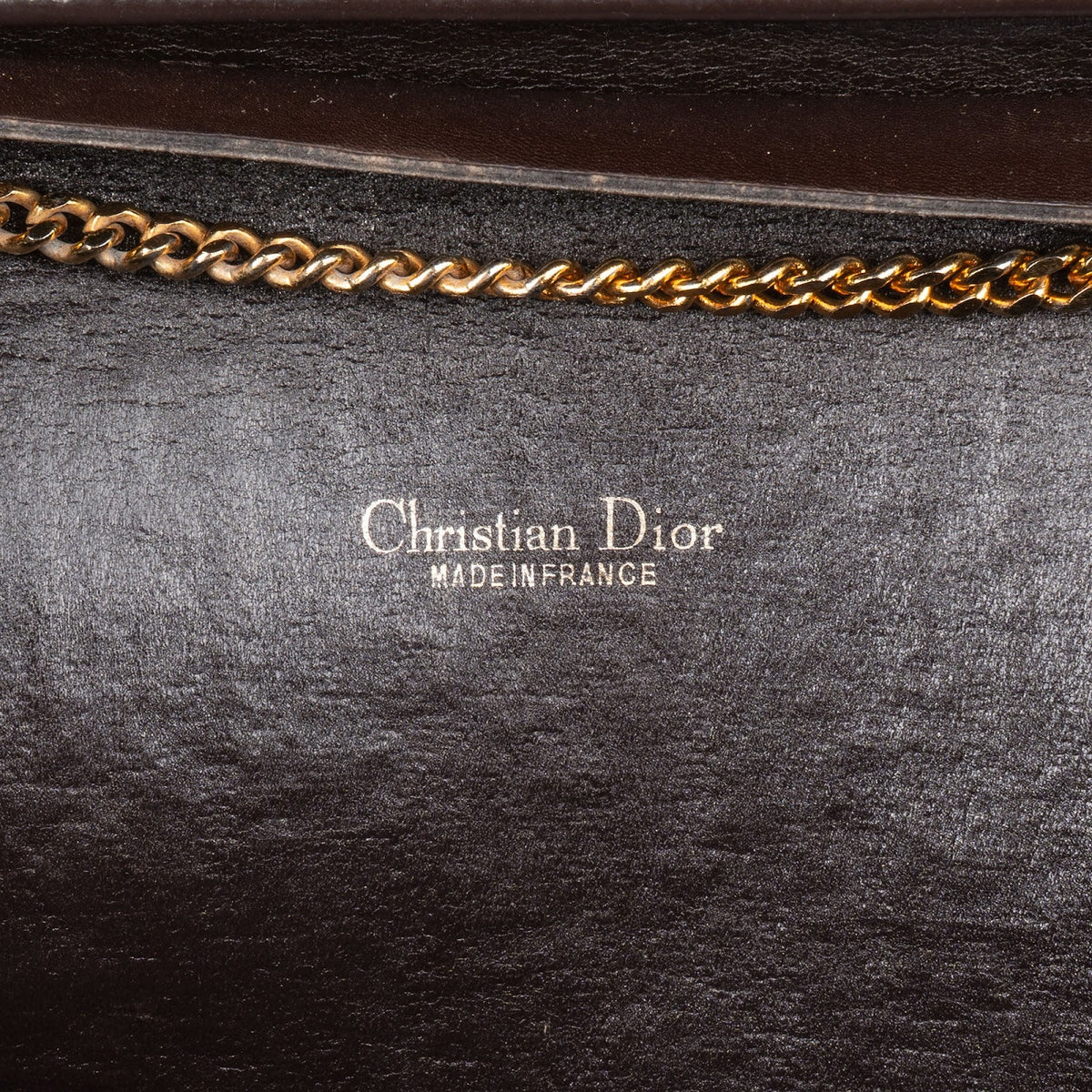 Christian Dior Monogram Oblique Canvas Vintage Chain Shoulder Bag