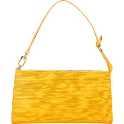 Louis Vuitton Epi Pochette Accessoires Handtasche in Gelb